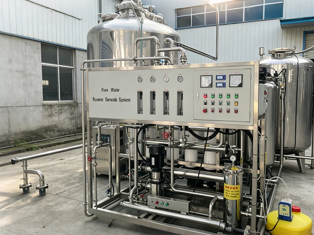 西安某商务酒店 5t/h的超滤设备