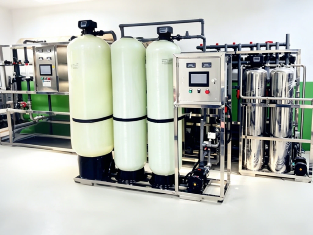 西安某生物提取物厂8t/h离子交换设备